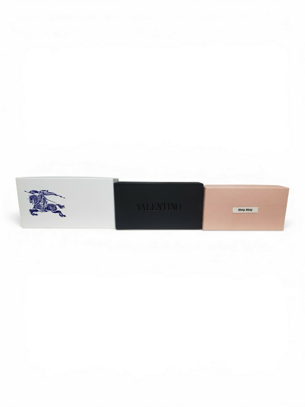 Designer Sunglass/Accessory Boxes -Burberry, Valentino & Miu Miu Included